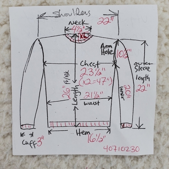 Vtg Y2K Jerzees Russell Sweatshirt Men XL Blank Navy Cotton Nublend Active USA - Picture 3 of 10